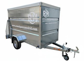 Alquiler remolque caja cerrada 750 kg