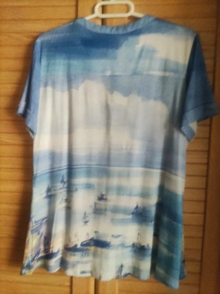 Camiseta TINTA Verano Estampado Multicolor Talla S