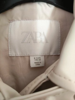 Casaco motard creme Zara 6 anos