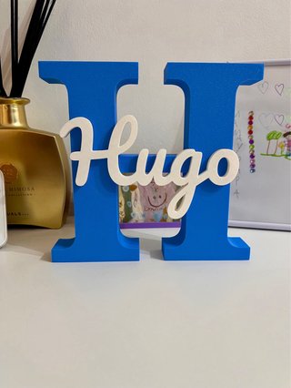 Letra y nombre personalizado