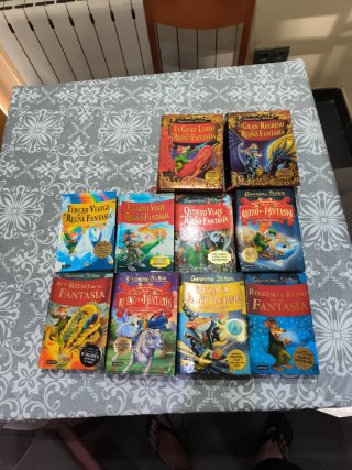 Coleccion 10 Libros Geronimo Stilton viaje al rein