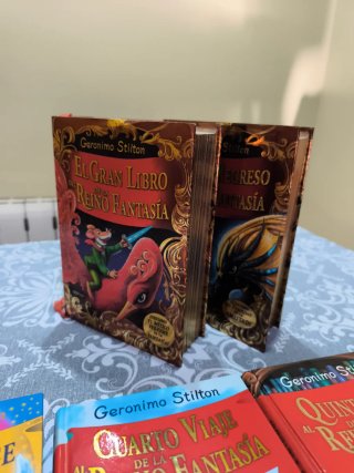 Coleccion 10 Libros Geronimo Stilton viaje al rein