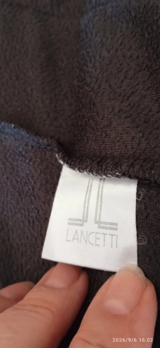 Felpa velours Lancetti nera tg. M