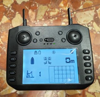 Barco de pesca con diseño de carbono