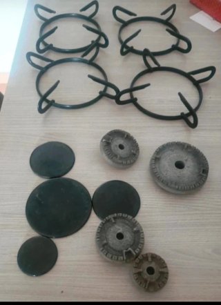 Conjunto Fogones Cocina Metal
