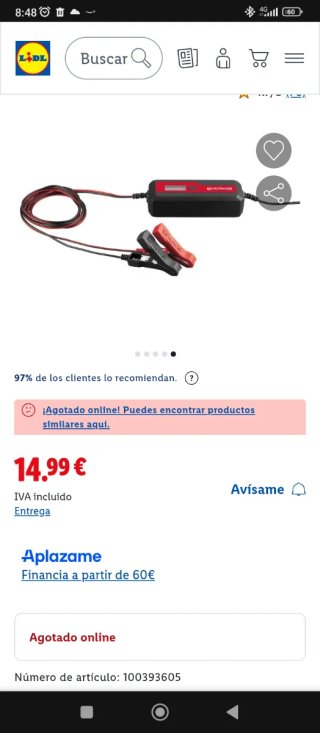 Cargador Batería Coche Moto Ultimate Speed