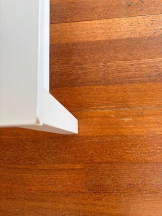 Mesa de centro elevable blanca