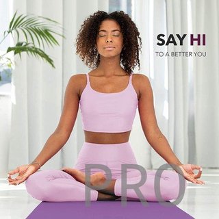 Esterilla de yoga - lila-rosa