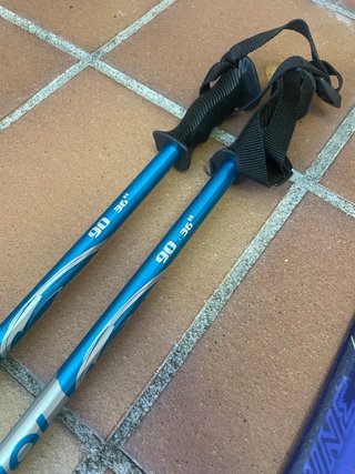 Esquís Rossignol X-Fight 110 cm + Bastones