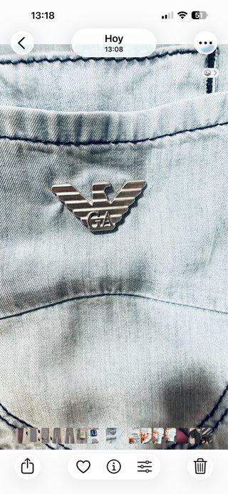 Pantalón vaquero Armani Jeans azul