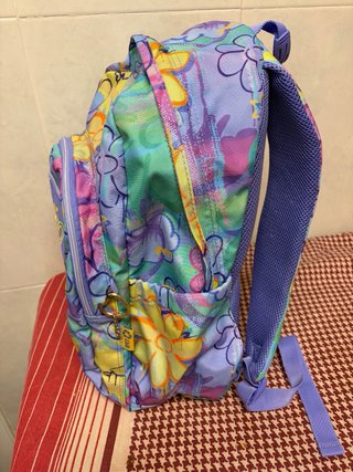 Mochila Totto Infantil Flores