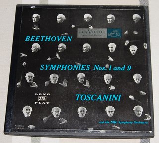 Estuche LP Beethoven Sinfonías 1 y 9 Toscanini
