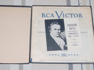 Estuche LP Beethoven Sinfonías 1 y 9 Toscanini