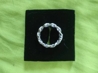 Anillo Carolina Herrera Plata