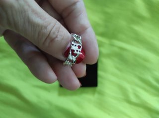 Anillo Carolina Herrera Plata