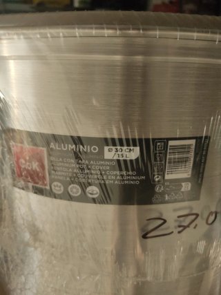 Olla CKR Aluminio 15L
