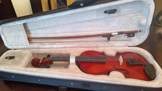 Violín 1/4 Thomann con funda y arco