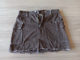 Minifalda marrón talla 10-11 años