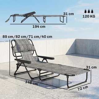 Tumbona Plegable
