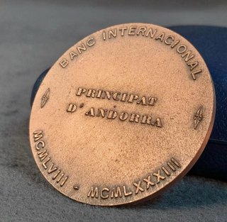 Medalla Conmemorativa Banc Internacional Andorra
