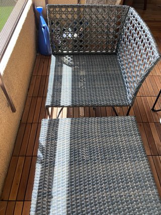 Tumbona sofa/mesa o dos sofás Terraza Beige y Gris