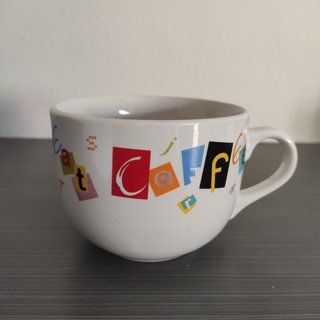 Tazón de desayuno multicolor