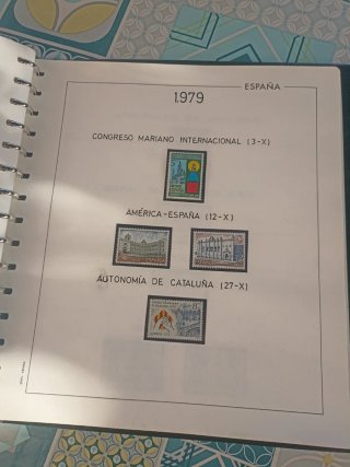 Álbum de sellos de España