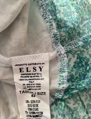 Top seta con balze tg 14 anni bambina Elsy