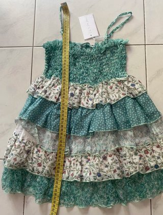 Top seta con balze tg 14 anni bambina Elsy