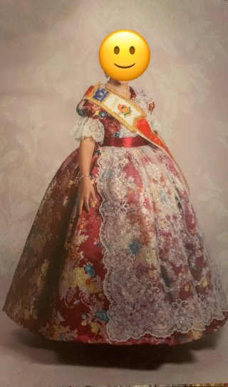 Traje de Fallera Multicolor