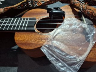 Ukelele Donner con funda y correa