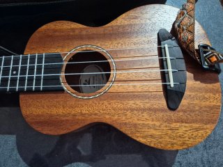 Ukelele Donner con funda y correa
