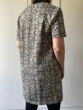 Vestido estampado piel serpiente