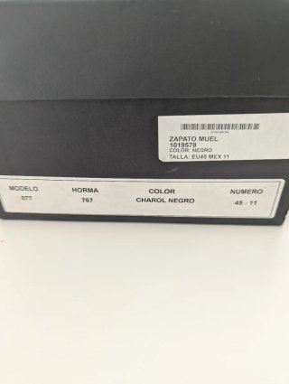 Zapatos de charol para novio talla 45 (Protocolo)