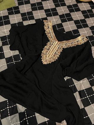 Blusa Boho Oversize Encaje Dorado