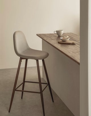 Taburete Alto Cocina Sklum Beige (precio de 3 )
