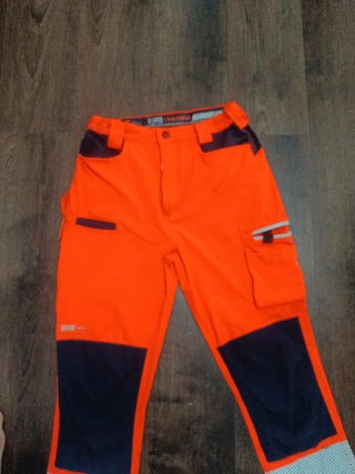 Pantalón de trabajo verano naranja