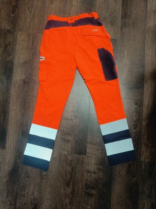 Pantalón de trabajo verano naranja