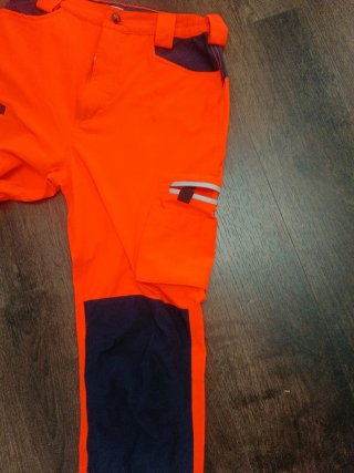 Pantalón de trabajo verano naranja