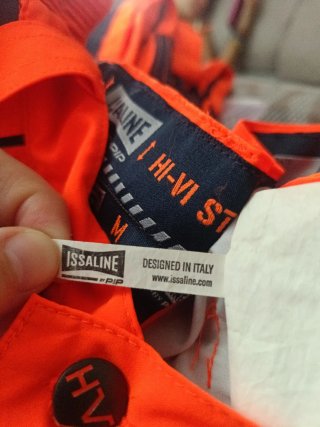 Pantalón de trabajo verano naranja