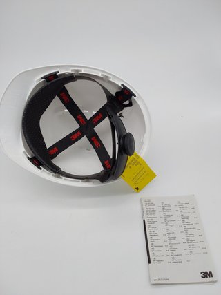 3M Casco con ventilación y arnés de ruleta Blanco (1 casco/bolsa), H700