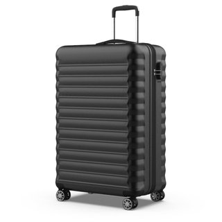 Maleta de viaje negra con ruedas
