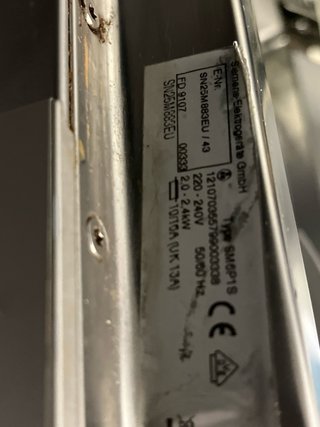 Lavavajillas Siemens AVERIADO E-04