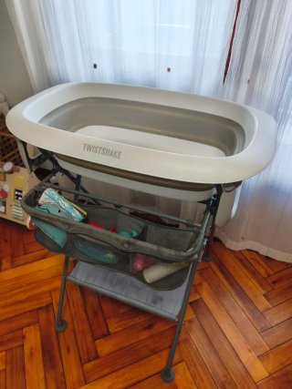 Kit de Baño twisthake, bañera Plegable y soporte.