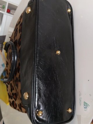 Borsa a spalla maculata