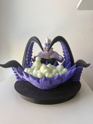 Cuenco Dulces Halloween Ursula con base giratoria