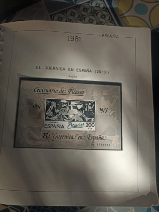 Álbum de sellos de España