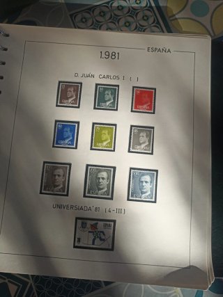 Álbum de sellos de España