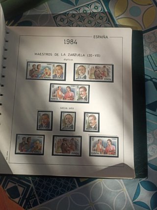 Álbum de sellos de España
