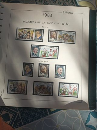Álbum de sellos de España